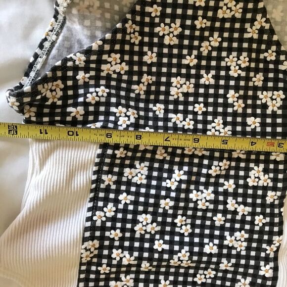 Vintage 90s Gitano Girls Retro Daisy Print Bodysuit Size 16 - Picture 6 of 6